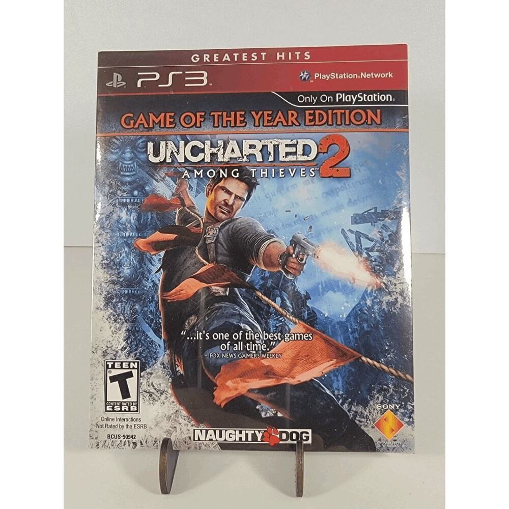 Uncharted 2 : Among Thieves (Sony PlayStation 3) Cardboard Sleeve - New Sealed